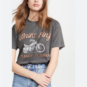 Anine Bing Moto Tee - Small